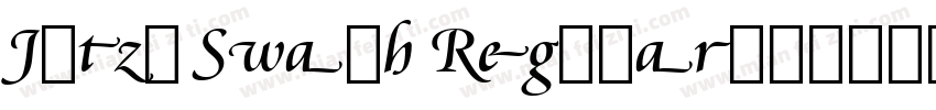Jitzu Swash Regular字体转换